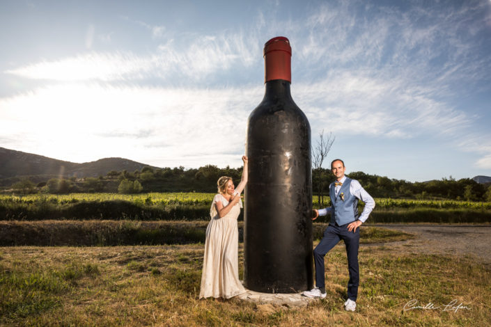 photographe mariage montpellier château aumelas