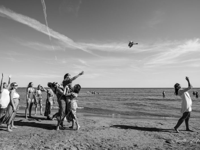 Mariage à Frontignan sur la plage des aresquiers près de Montpellier