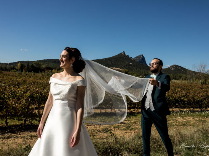 Mariage au Domaine de la Barraque de Sérignac près de Montpellier